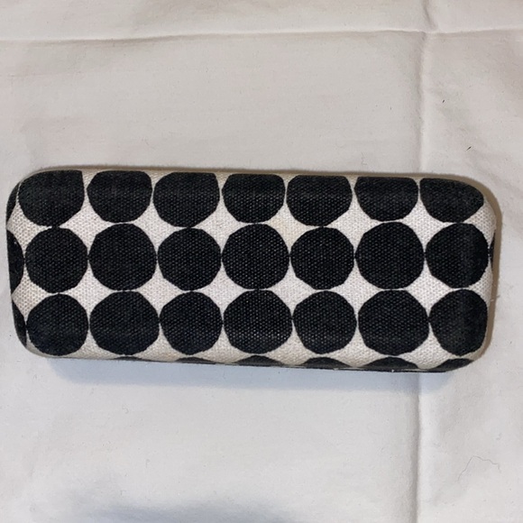 Kate Spade Amalia/s Black and Polka Dot Arms Sunglasses w/ BR Marimekko Case